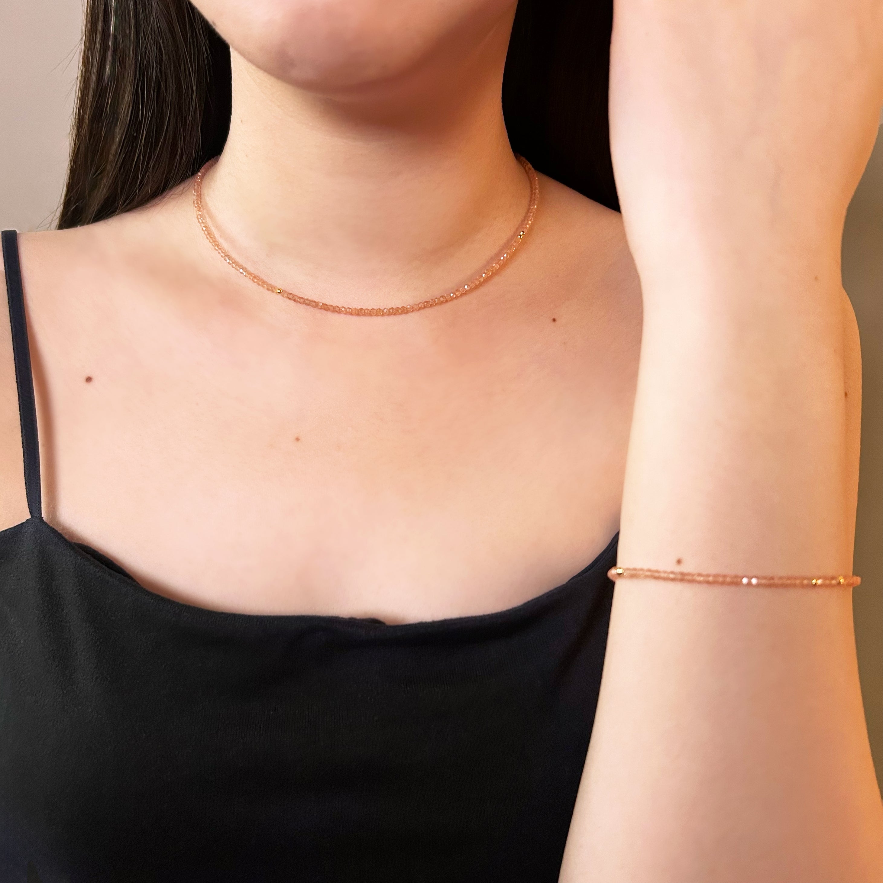 【rn】 Mille 《 Sunstone 》 Necklace