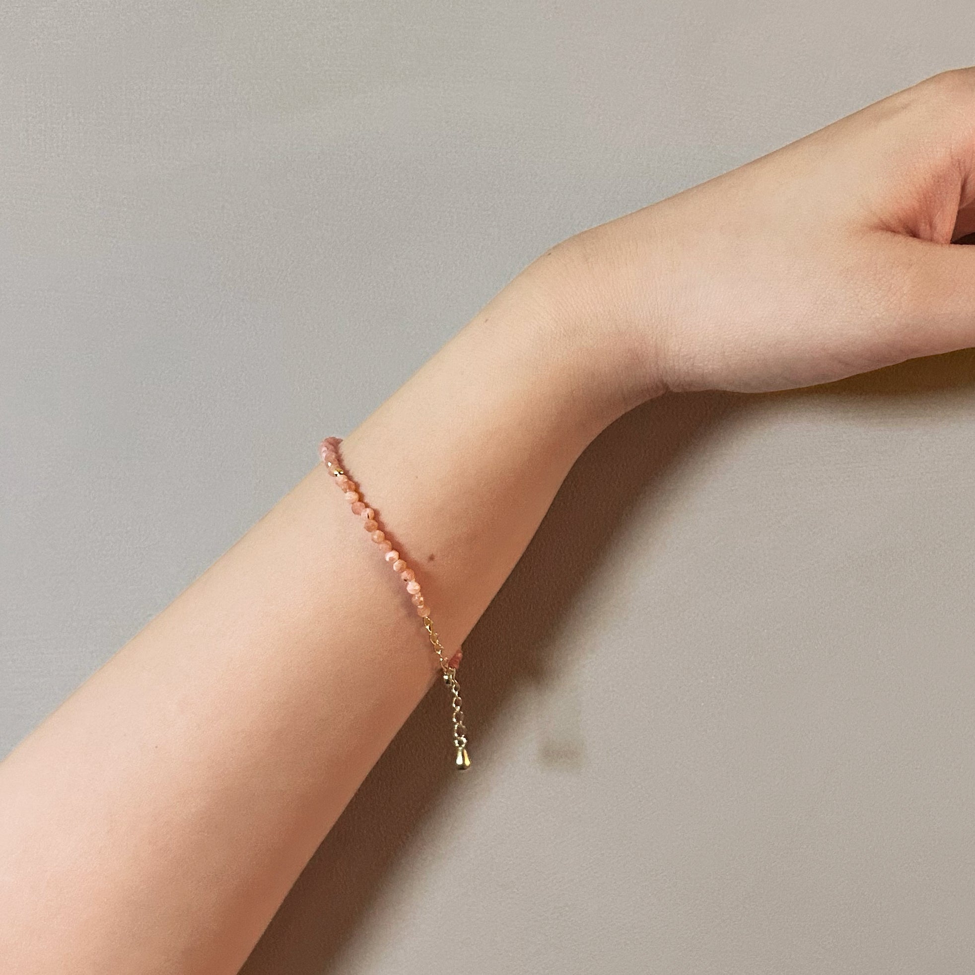 【rn】 Mille 《 Rhodochrosite 》 Necklace