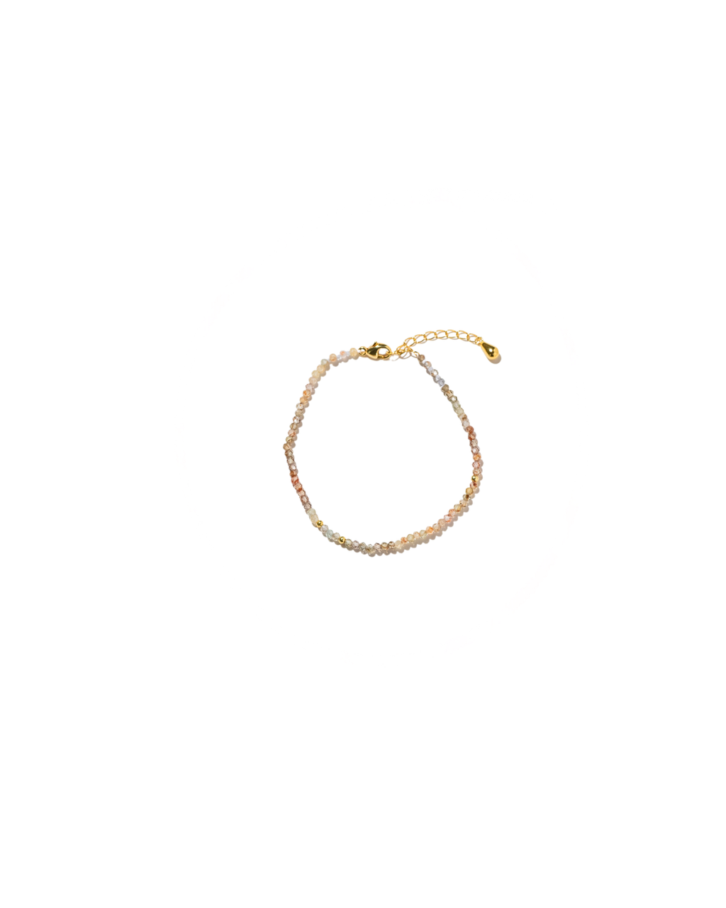 【rn】 Mille 《 Natural zircon 》 Bracelet