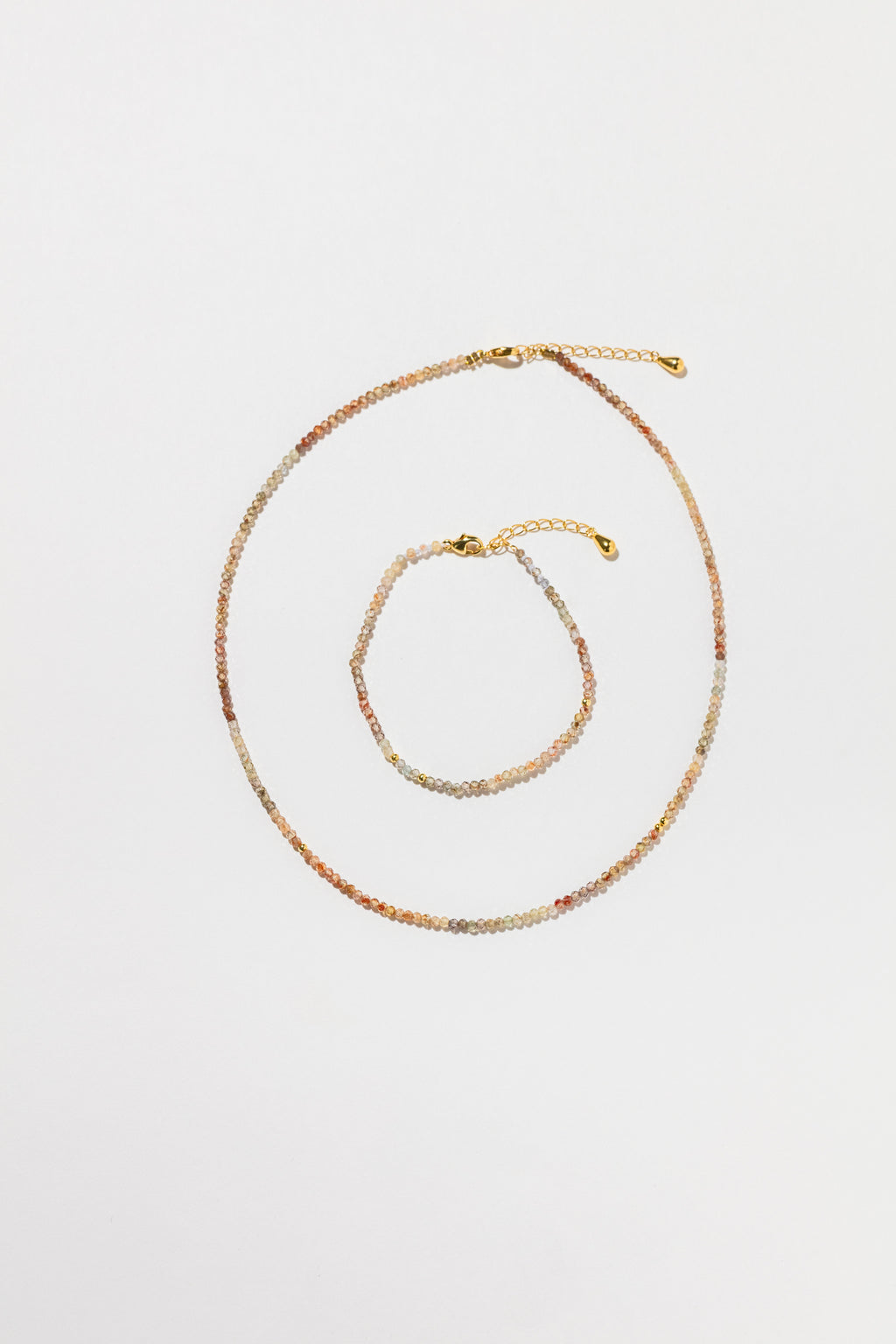 【rn】 Mille 《 Natural zircon 》 Necklace