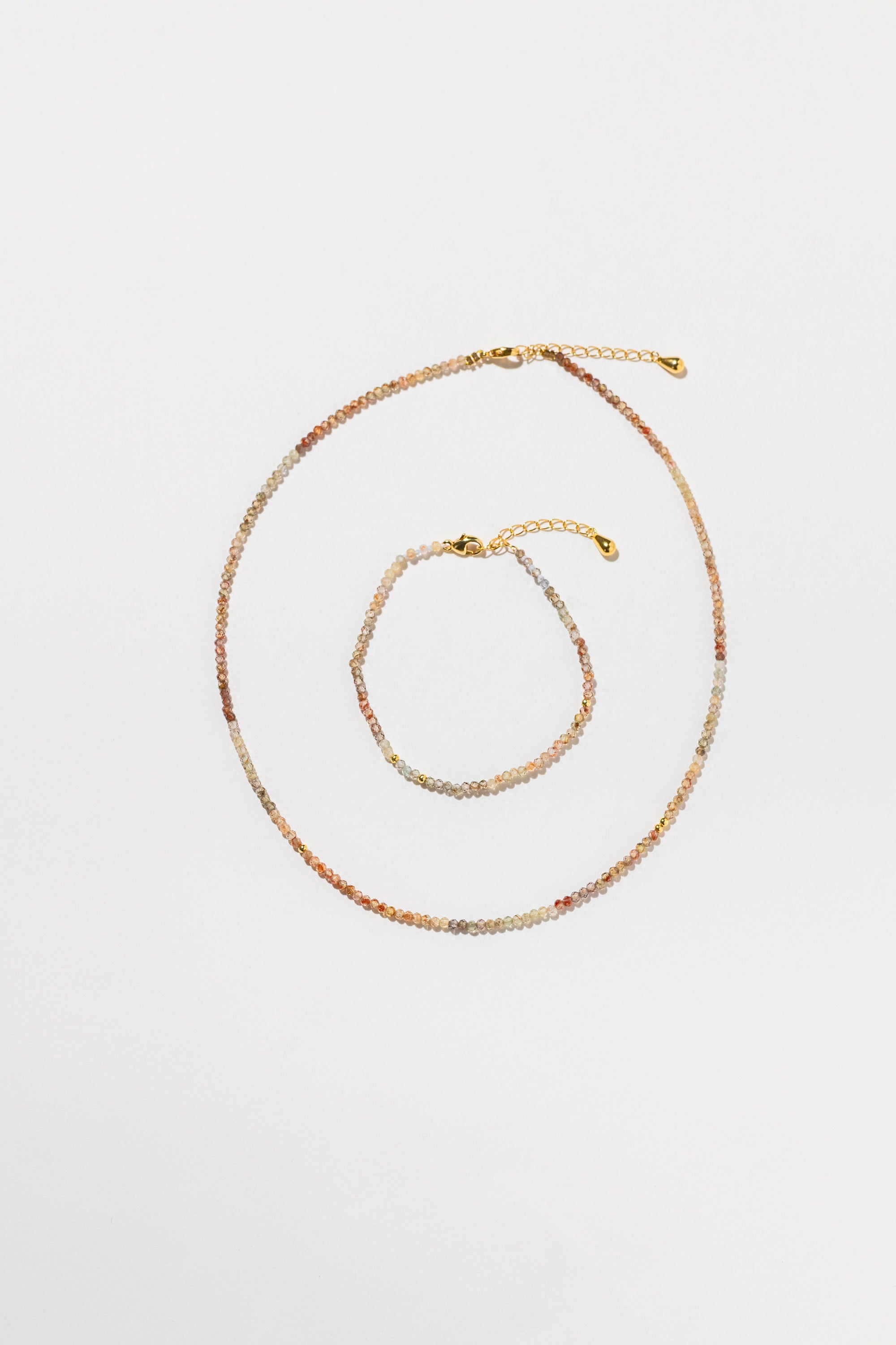 【rn】 Mille 《 Natural zircon 》 Necklace