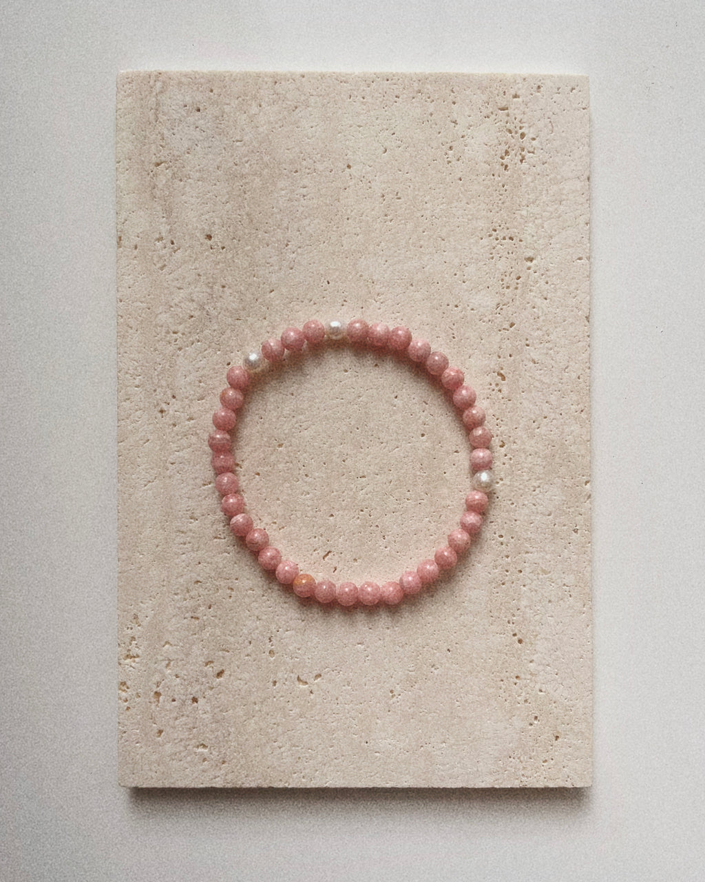Mille Auda 《 Rhodochrosite 》 Bracelet