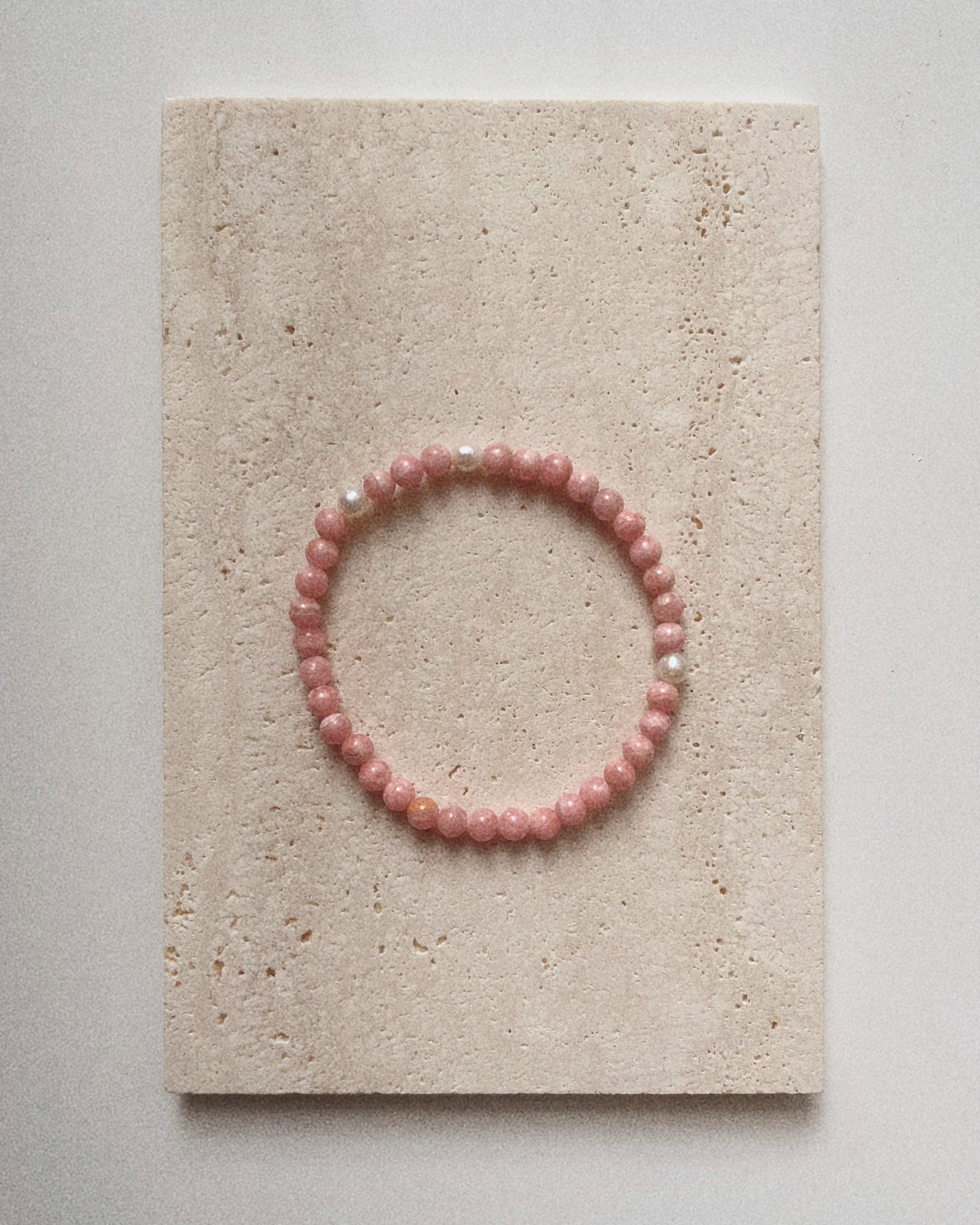 Mille Auda 《 Rhodochrosite 》 Bracelet