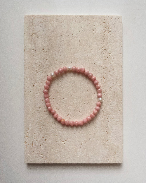 Mille Auda 《 Rhodochrosite 》 Bracelet