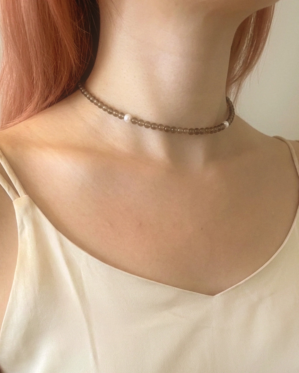 Mille Auda 《 Smoky Quartz 》 Necklace