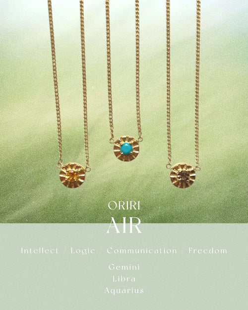 【Aquarius】ORIRI《 Smoky Quartz 》Necklace