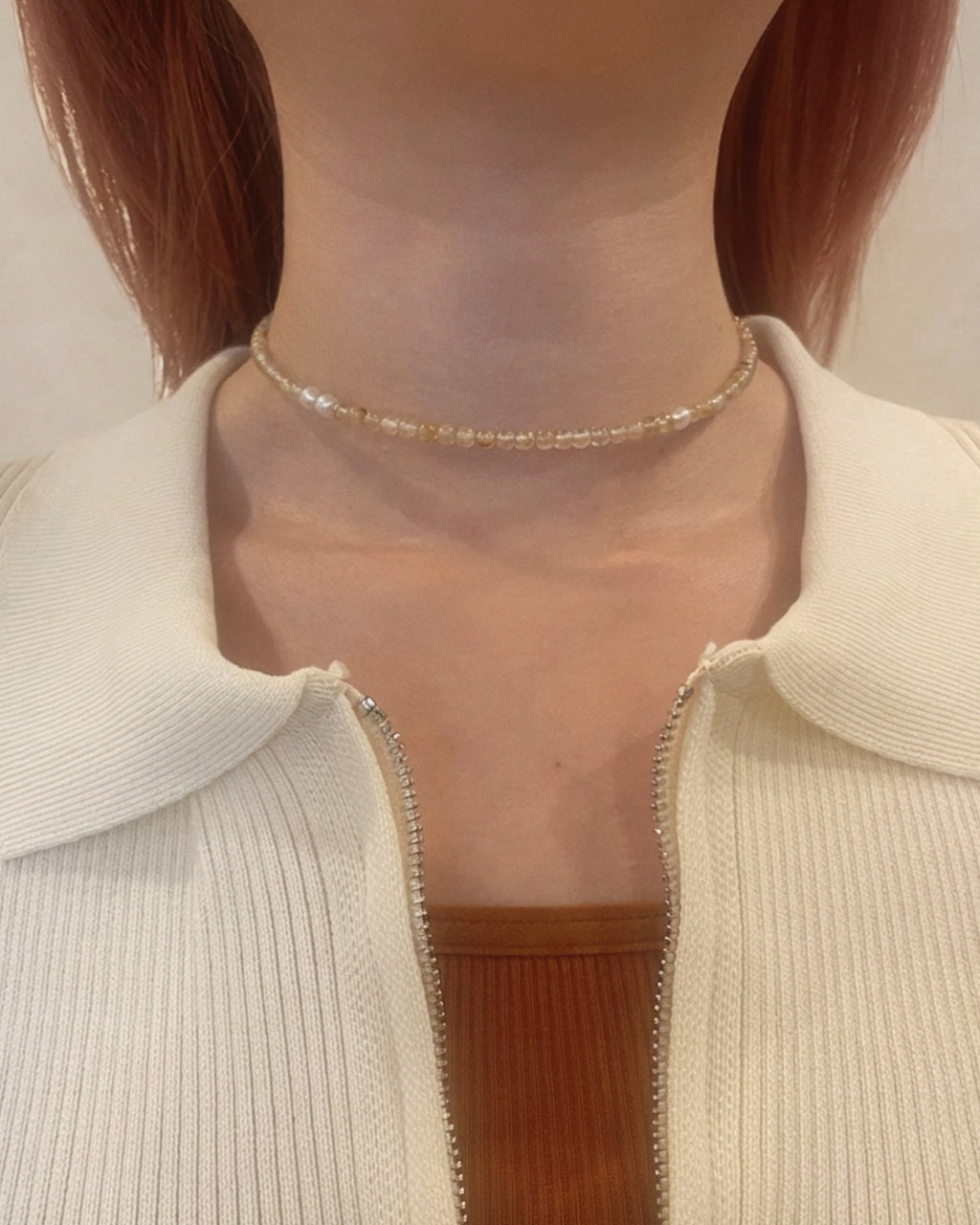 Mille Auda 《 Rutilated Quartz 》 Necklace