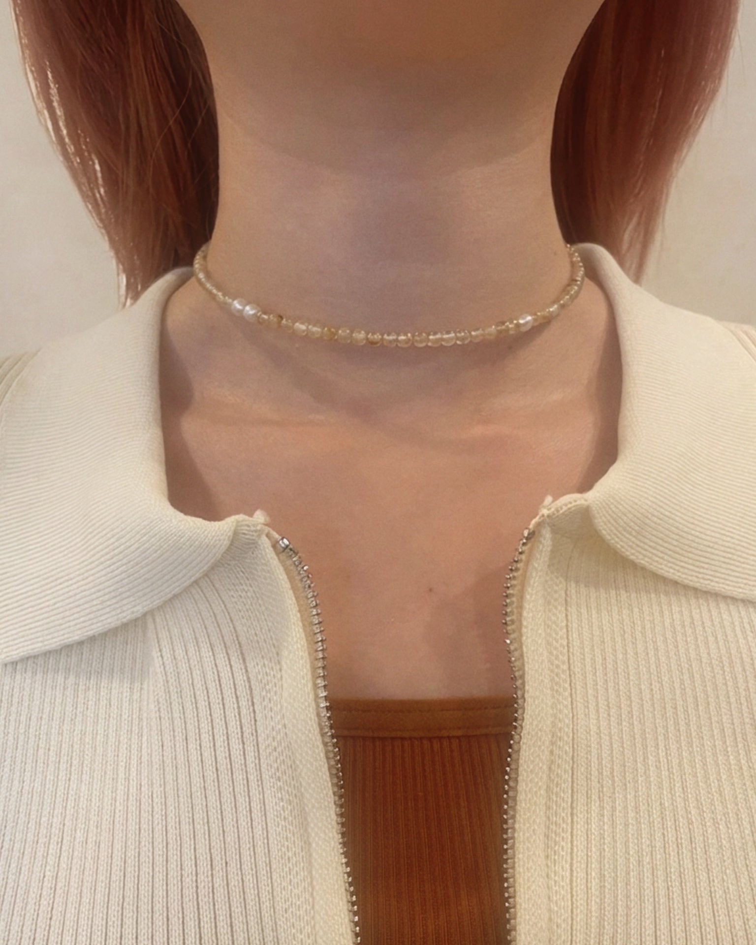 Mille Auda 《 Rutilated Quartz 》 Necklace