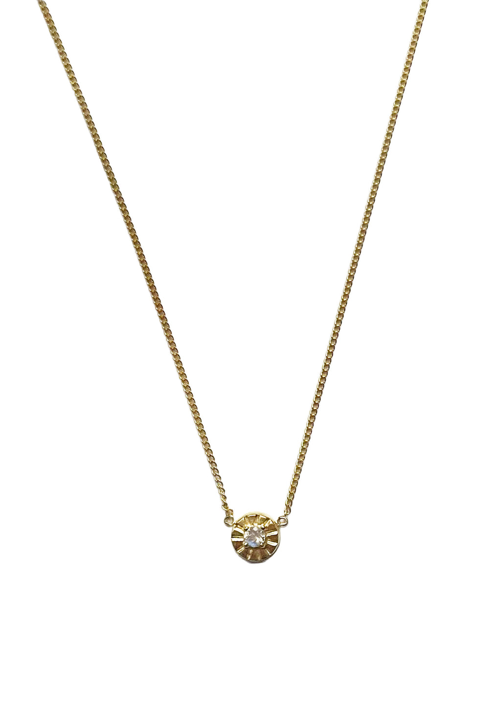 【Cancer】ORIRI《 Blue Moonstone 》Necklace