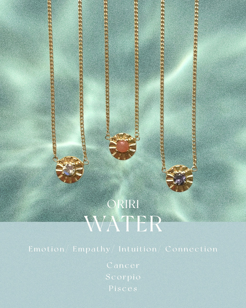 【Pisces】ORIRI《 Iolite 》Necklace