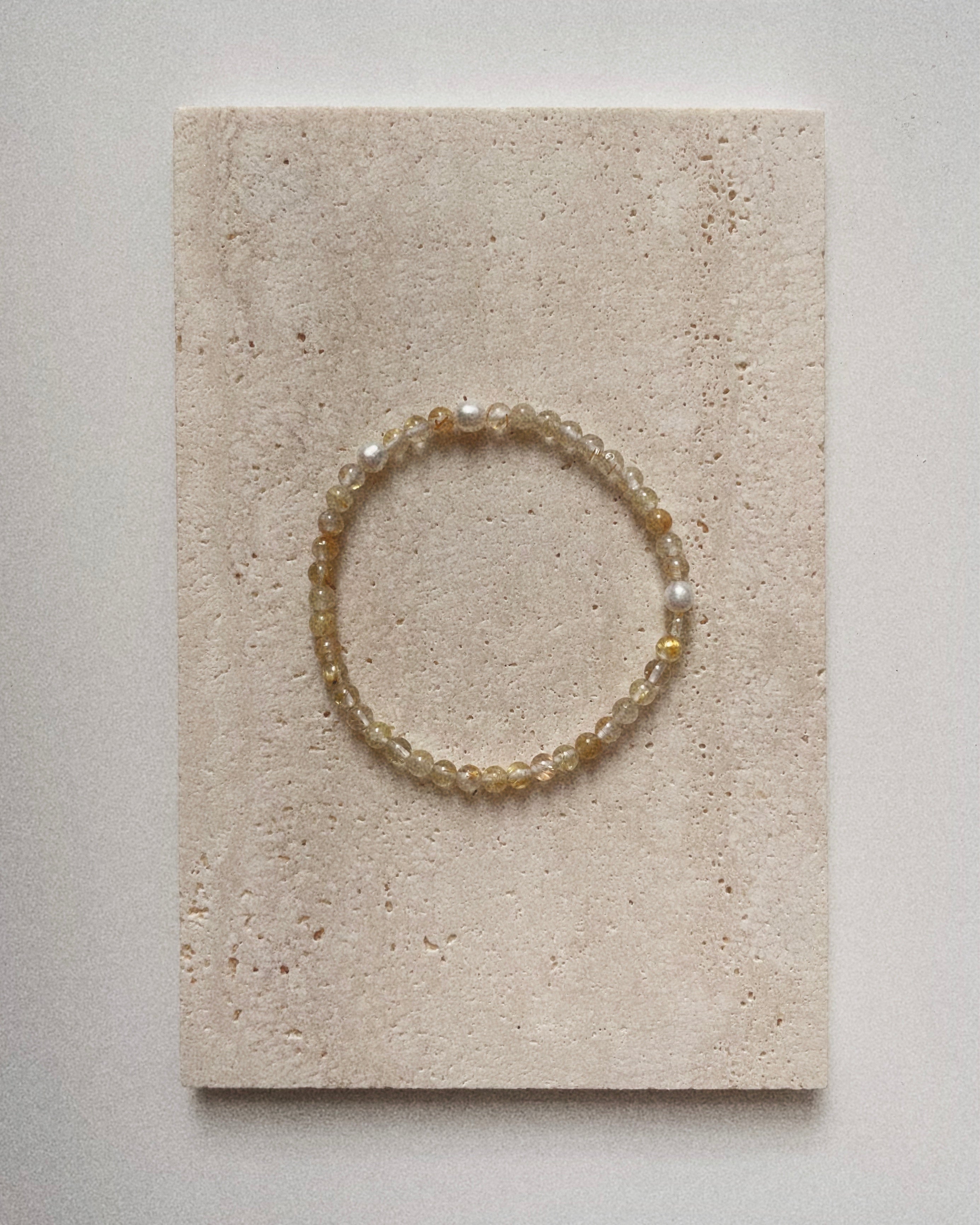 Mille Auda《Rutilated Quartz 》 Bracelet
