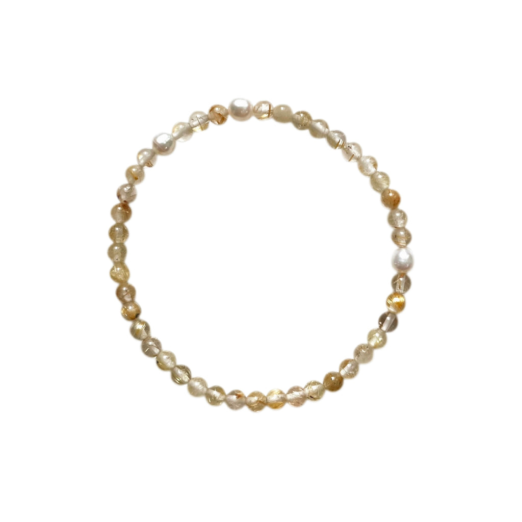 Mille Auda《Rutilated Quartz 》 Bracelet