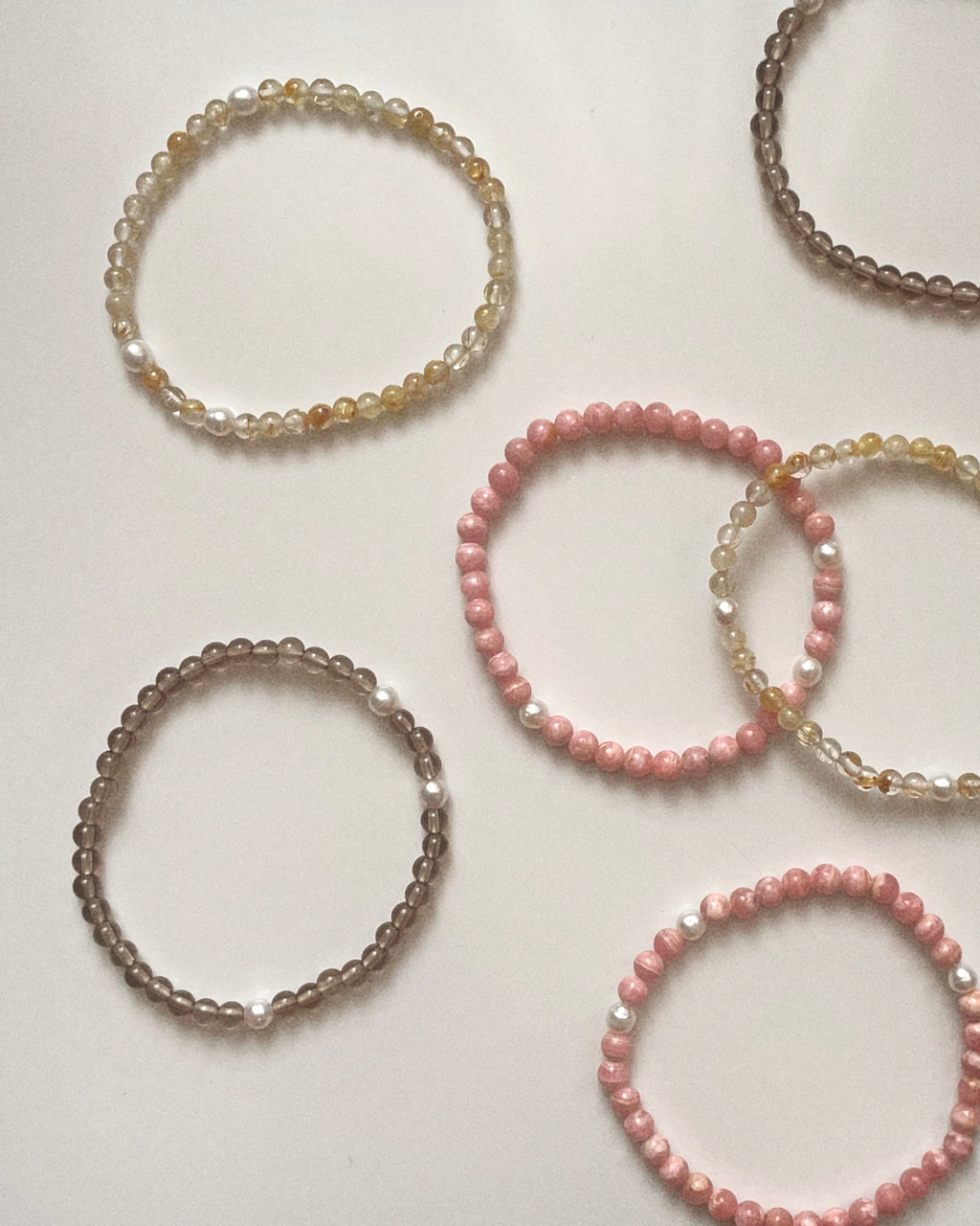 Mille Auda 《 Rhodochrosite 》 Bracelet