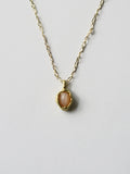The World Is My Oyster 《Necklace》（Moonstone）